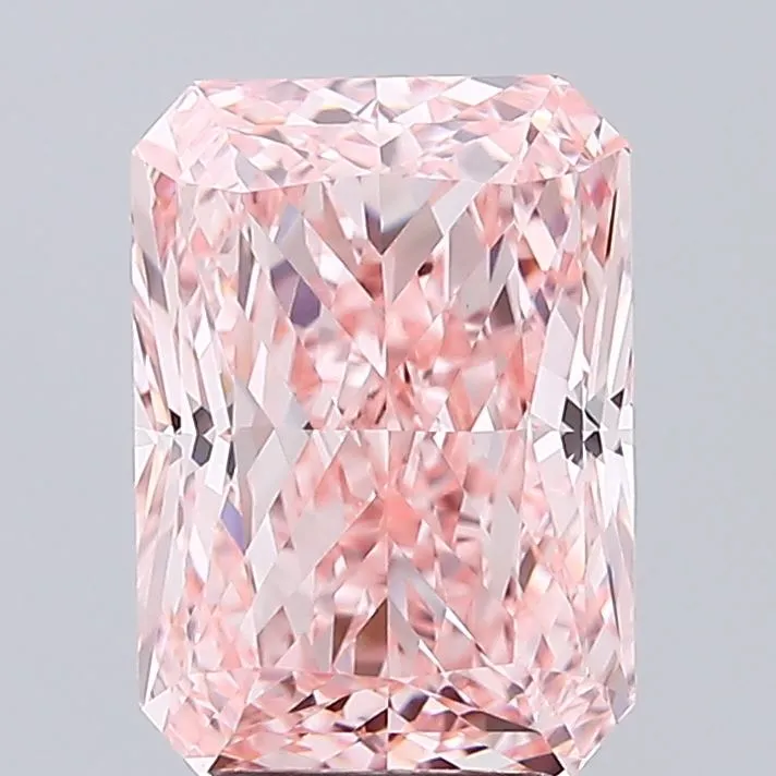 5.00ct Radiant Lab Grown Diamond (Colour Fancy Vivid Pink, Clarity VVS2, IGI Certified)