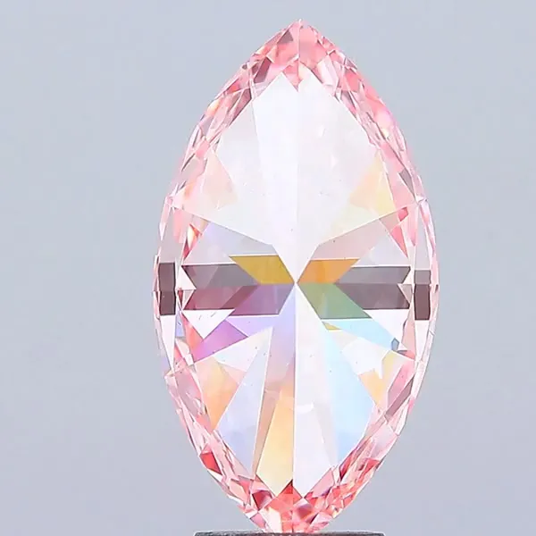 5.01ct Marquise Lab Grown Diamond (Colour Fancy Vivid Pink, Clarity VS2, IGI Certified)