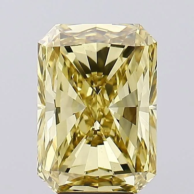 5.07ct Radiant Lab Grown Diamond (Colour Fancy Vivid Yellow, Clarity VS2, Uncertified)