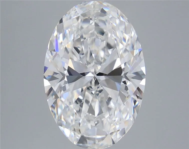 5.10ct Oval Lab Grown Diamond (Colour E, Clarity VVS2, IGI Certified)