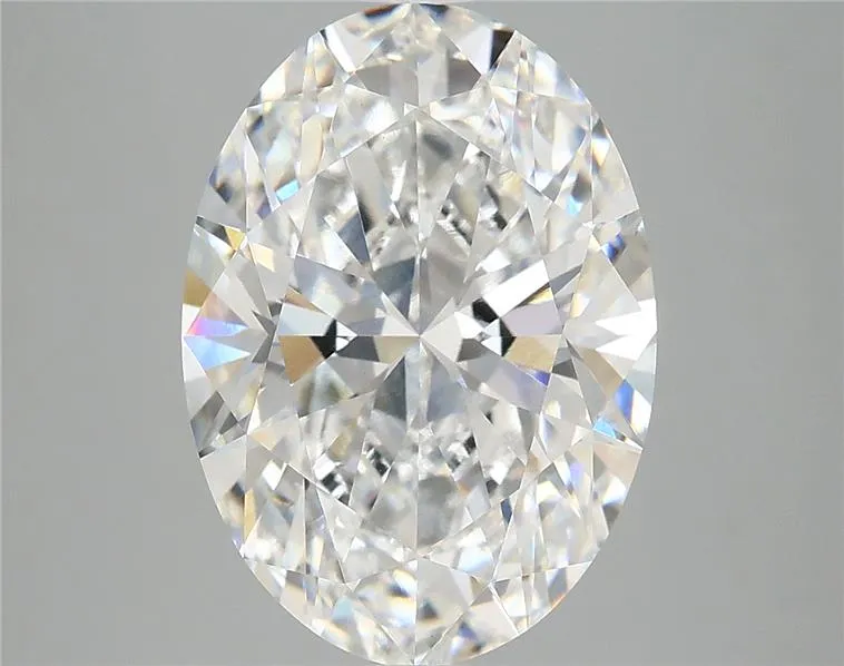 5.10ct Oval Lab Grown Diamond (Colour E, Clarity VVS2, IGI Certified)