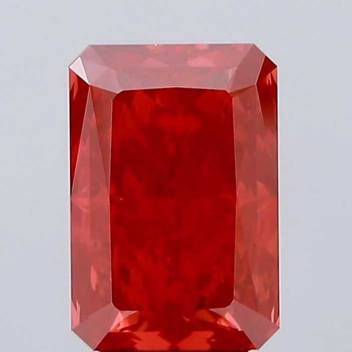 5.10ct Radiant Lab Grown Diamond (Colour Fancy Vivid Red, Clarity VS1, IGI Certified)