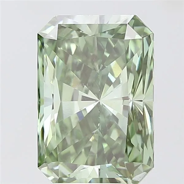 5.15ct Radiant Lab Grown Diamond (Colour Fancy Vivid Green, Clarity VS1, IGI Certified)