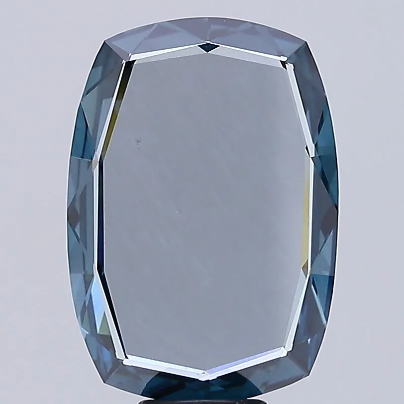 5.18ct Rose cut Lab Grown Diamond (Colour Fancy Intense Blue, Clarity VS1, IGI Certified)
