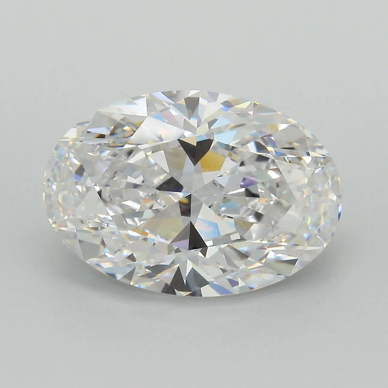 5.19ct Oval Lab Grown Diamond (Colour D, Clarity VVS2, IGI Certified)