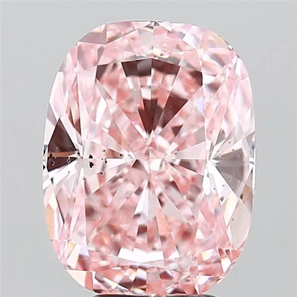 5.21ct Cushion brilliant Lab Grown Diamond (Colour Fancy Intense Pink, Clarity SI1, Cut GD, IGI Certified)