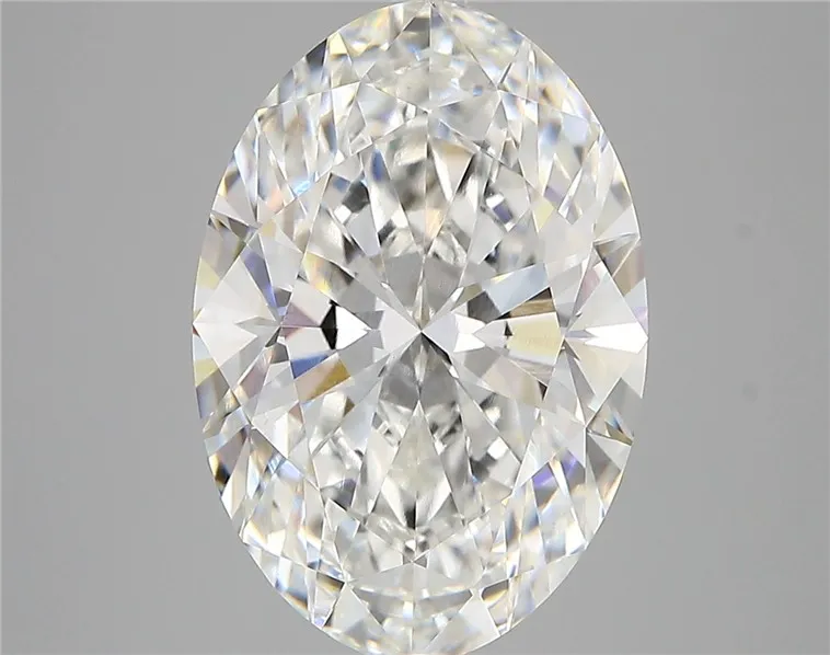 5.41ct Oval Lab Grown Diamond (Colour E, Clarity VVS2, IGI Certified)