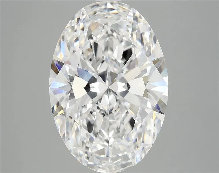 5.60ct Oval Lab Grown Diamond (Colour D, Clarity VVS2, IGI Certified)