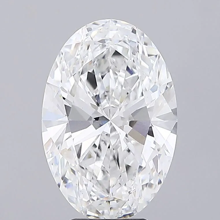 5.77ct Oval Lab Grown Diamond (Colour D, Clarity VVS2, IGI Certified)