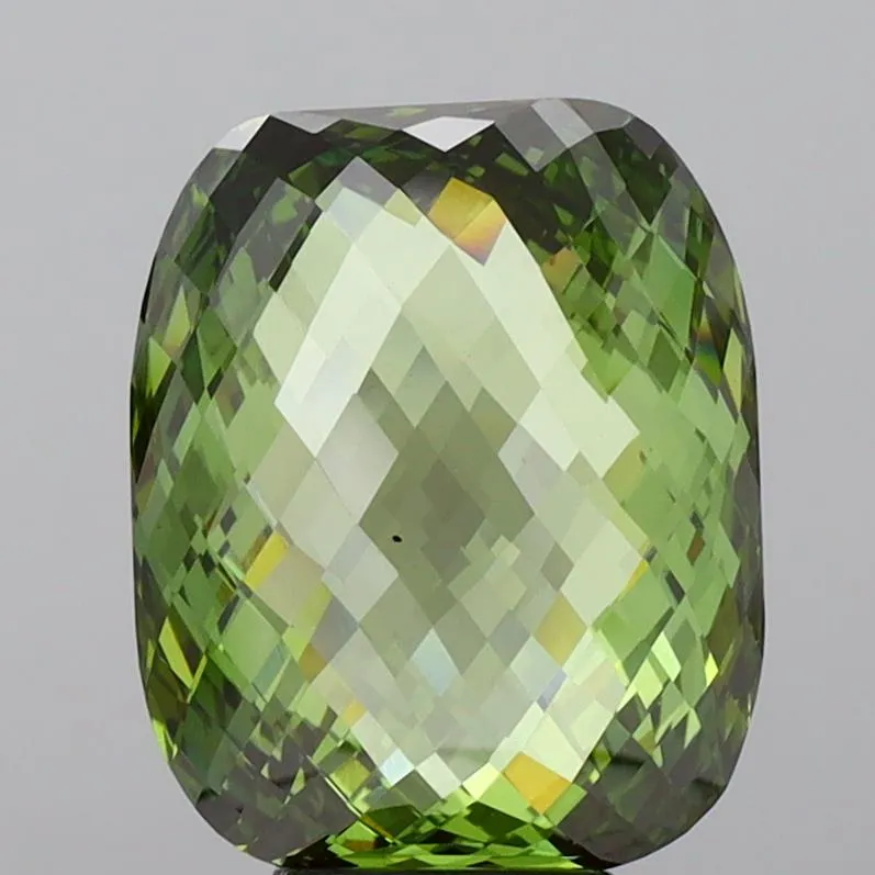 6.08ct Rose cut Lab Grown Diamond (Colour Fancy Vivid Green, Clarity VS2, IGI Certified)