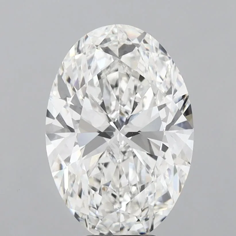 7.02ct Oval Lab Grown Diamond (Colour F, Clarity VVS2, IGI Certified)