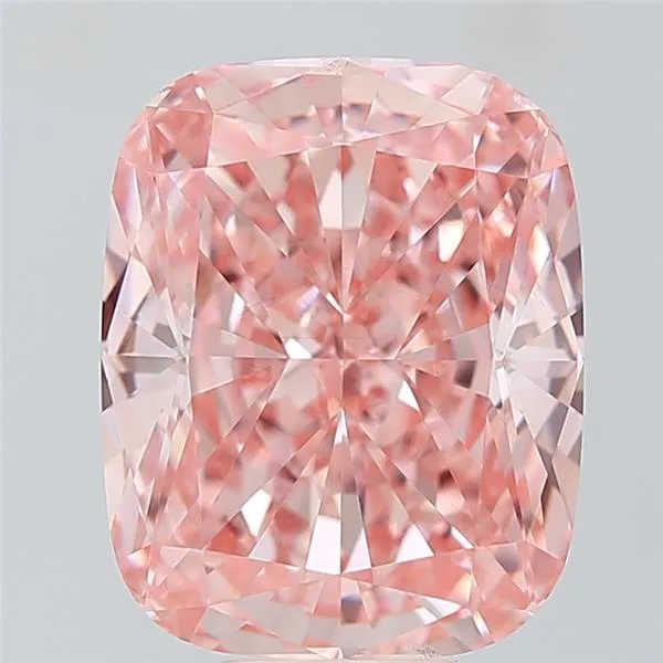7.51ct Cushion modified Lab Grown Diamond (Colour Fancy Vivid Pink, Clarity VS1, IGI Certified)