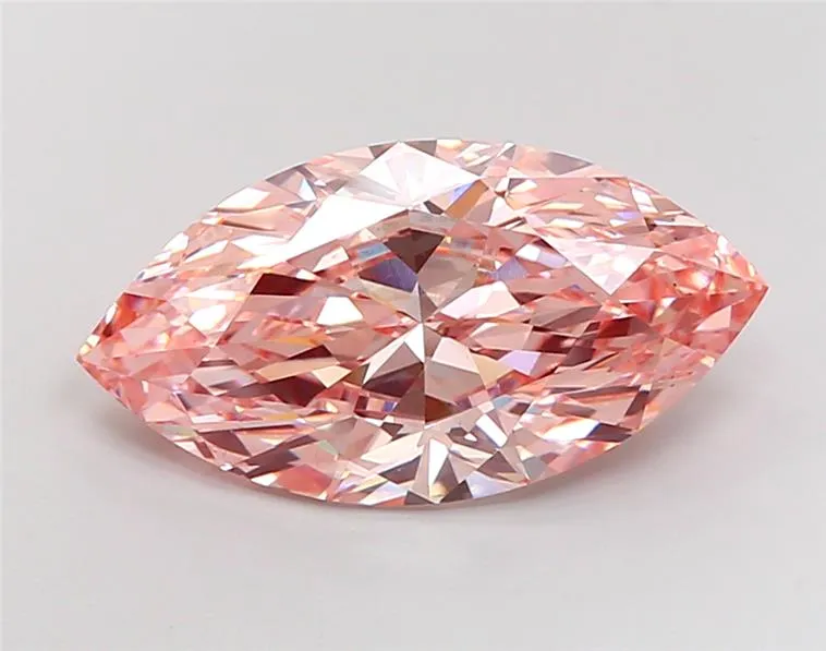 8.00ct Marquise Lab Grown Diamond (Colour Fancy Vivid Pink, Clarity VS2, IGI Certified)