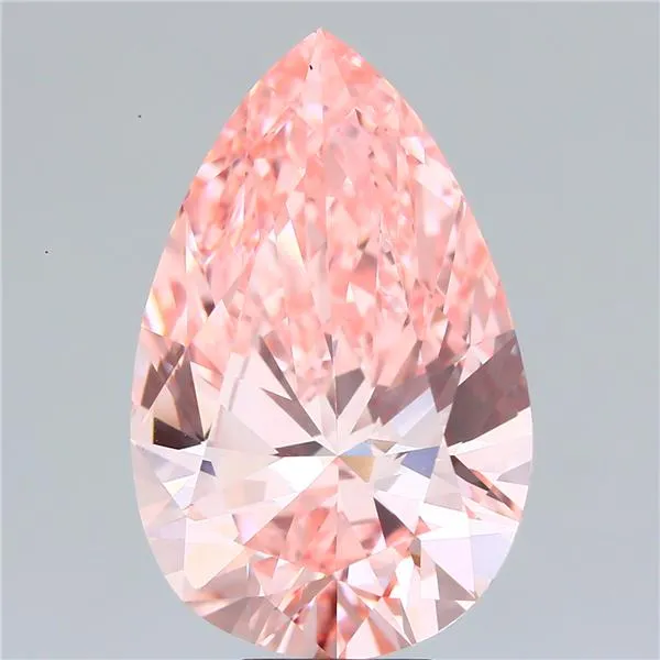 8.03ct Pear Lab Grown Diamond (Colour Fancy Vivid Pink, Clarity VVS2, IGI Certified)