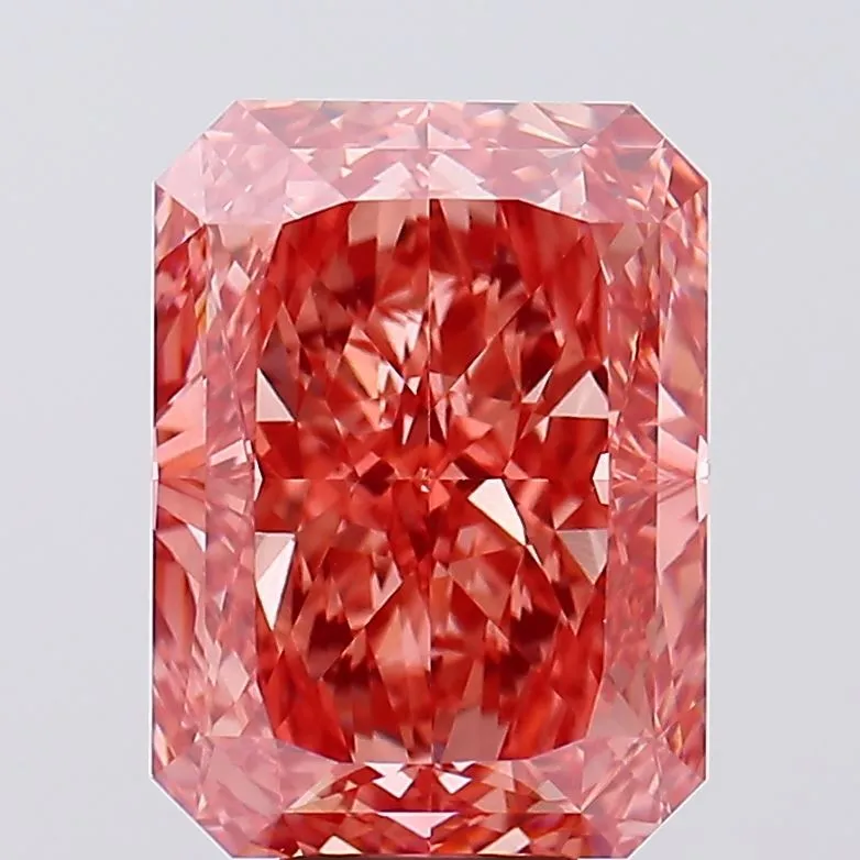 9.11ct Radiant Lab Grown Diamond (Colour Fancy Vivid Pink, Clarity VS1, IGI Certified)