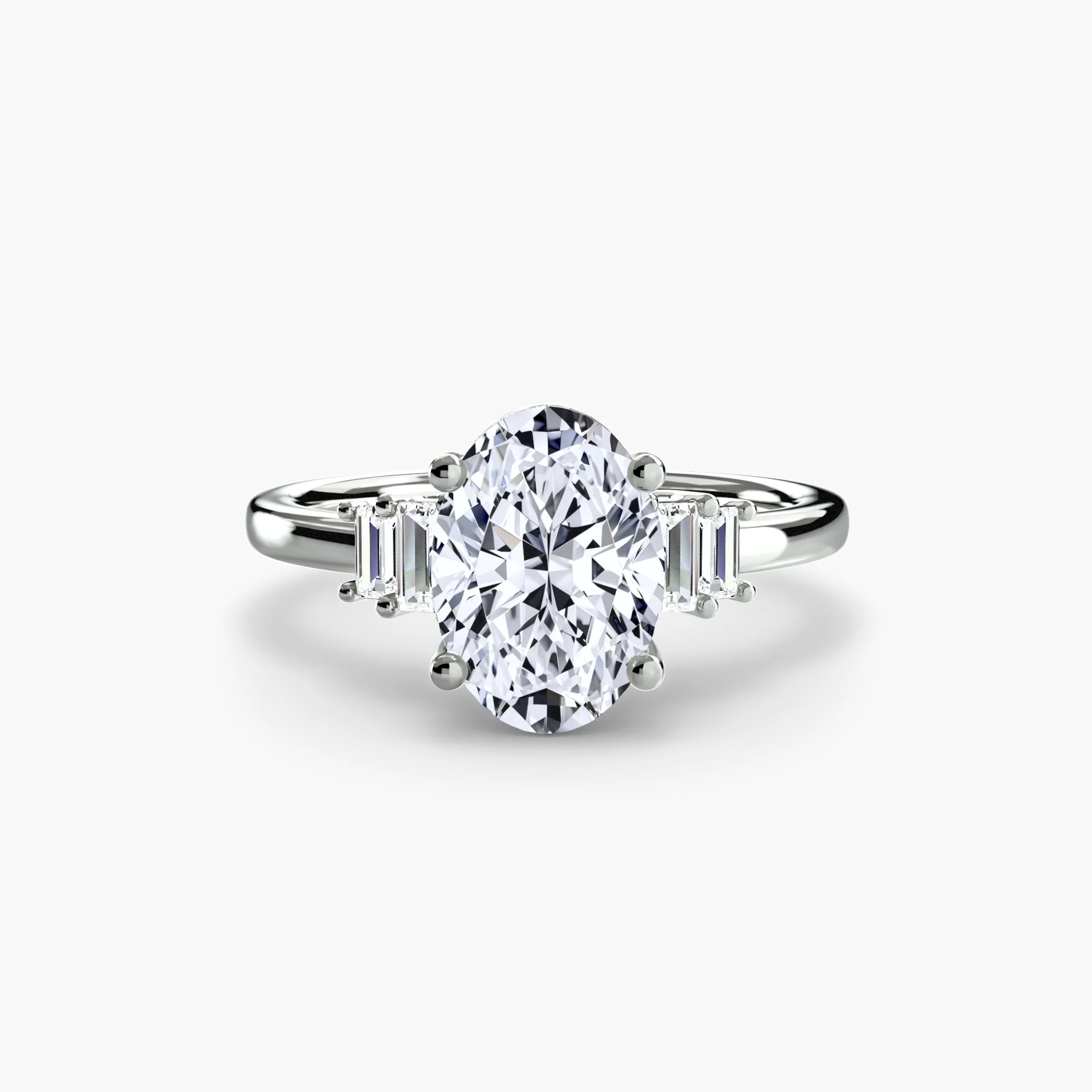 Baguette Accent Solitaire - Image 5