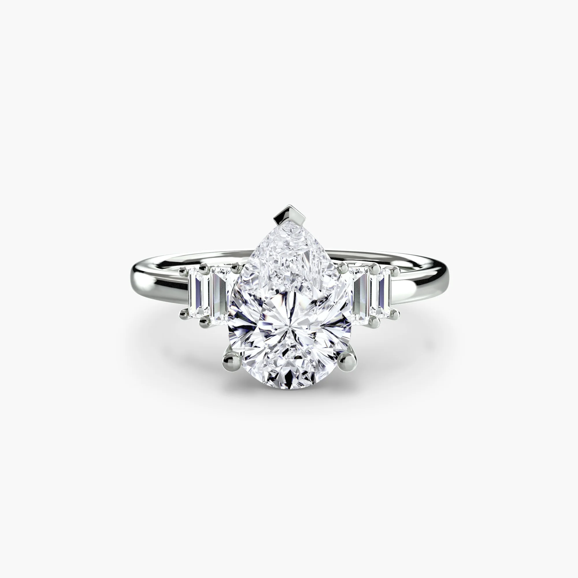 Baguette Accent Solitaire - Image 66