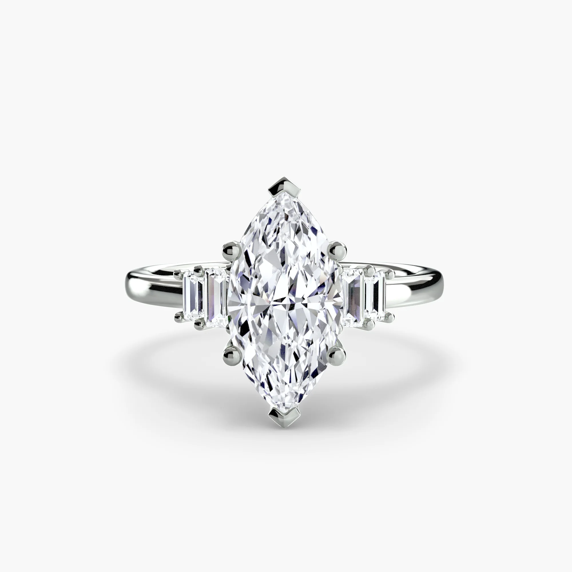 Baguette Accent Solitaire - Image 71