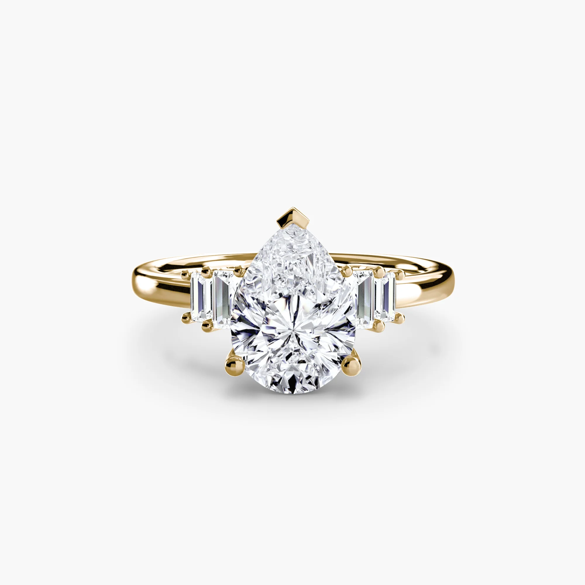 Baguette Accent Solitaire - Image 76
