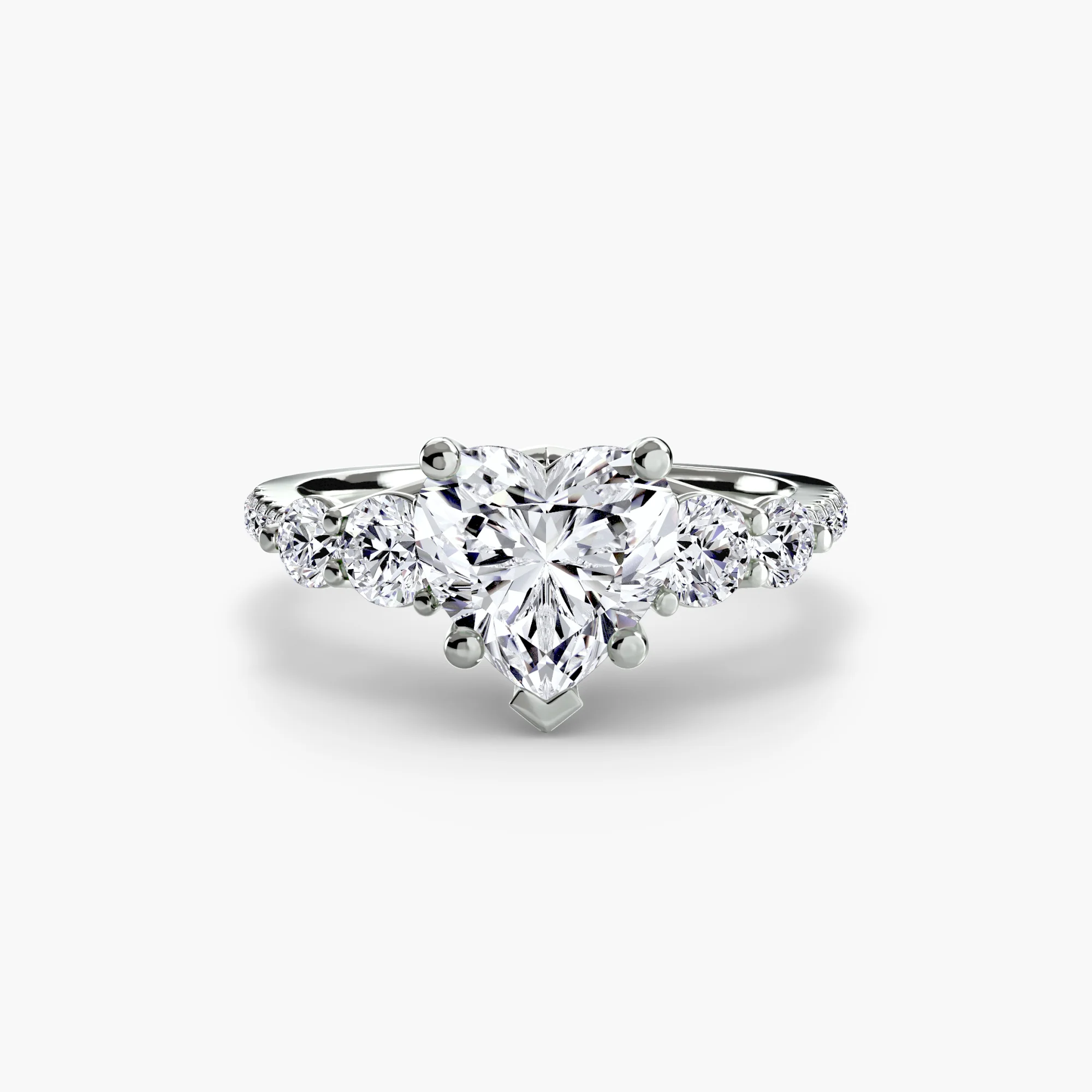 Five Stone Ring with Pavé Band - Image 98