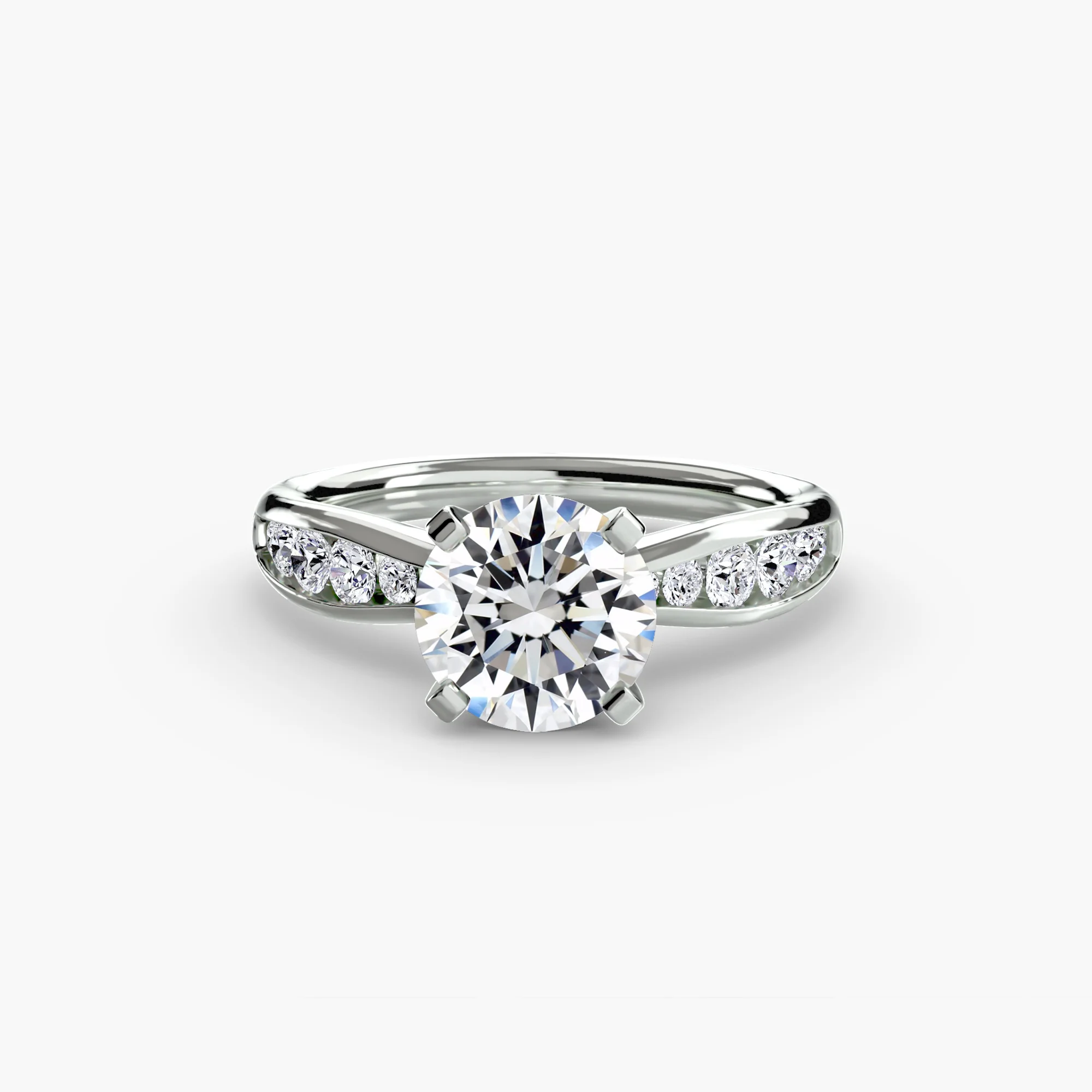 Solitaire with Pavé 3 - Image 32