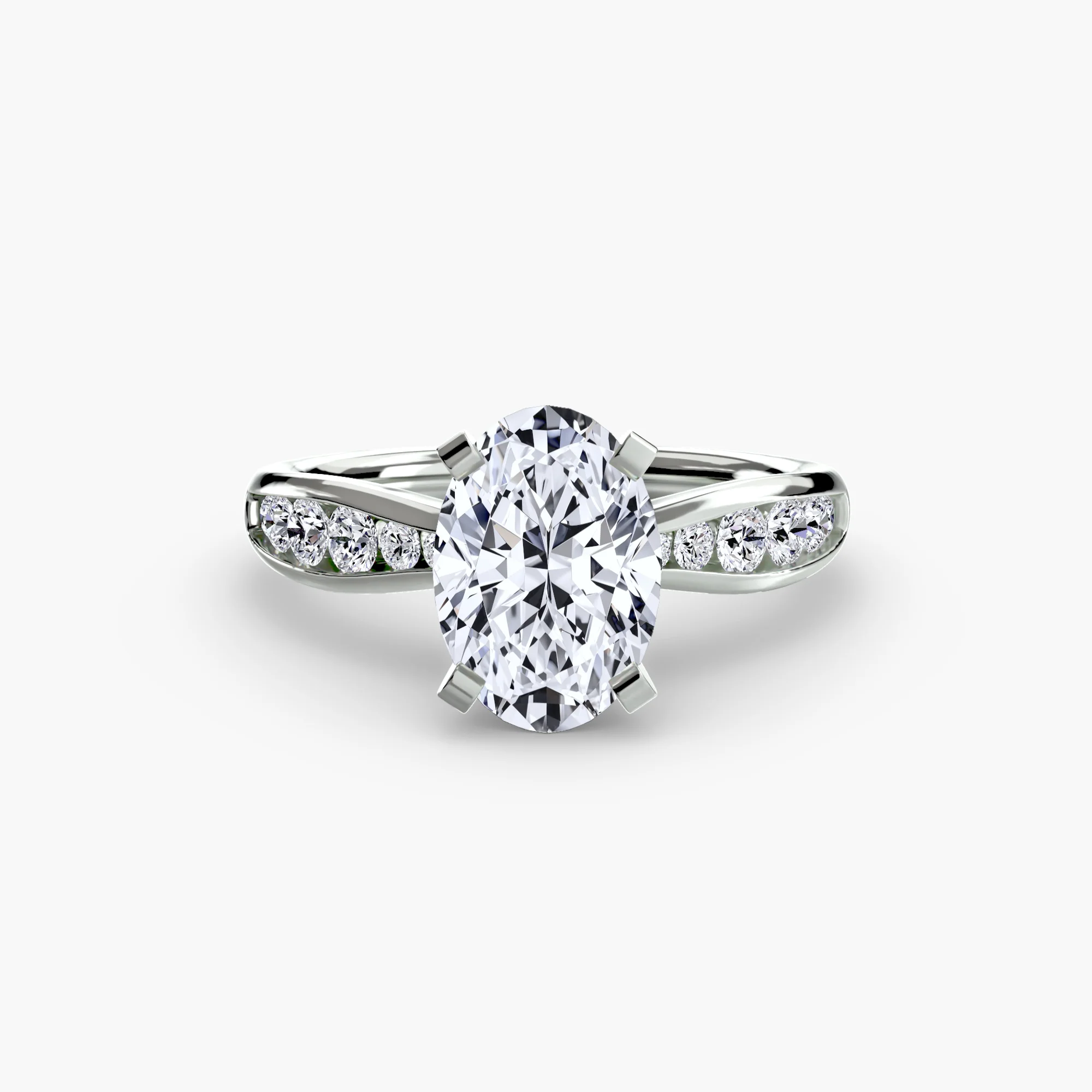 Solitaire with Pavé 3 - Image 95