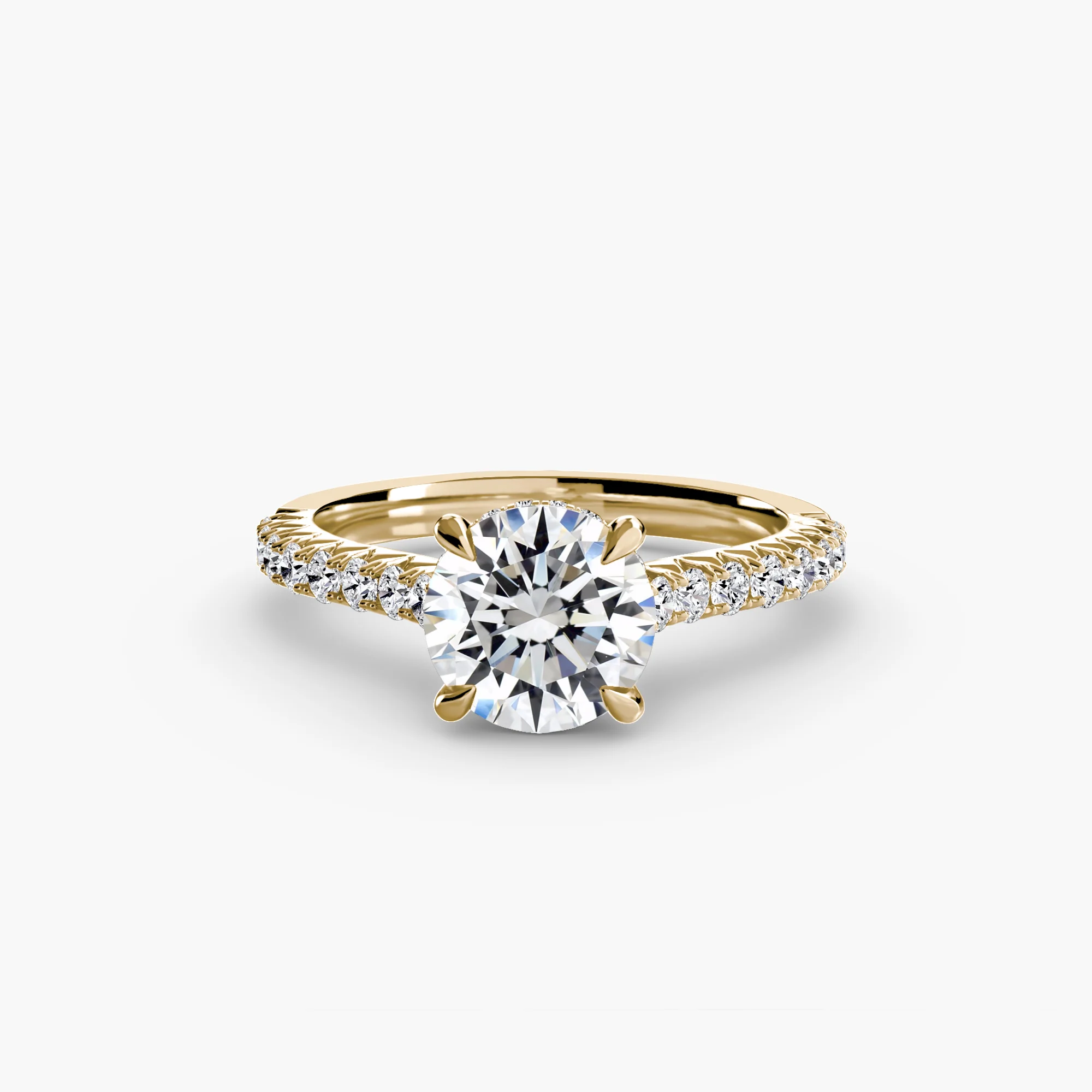 Solitaire with Pavé 5 - Image 6