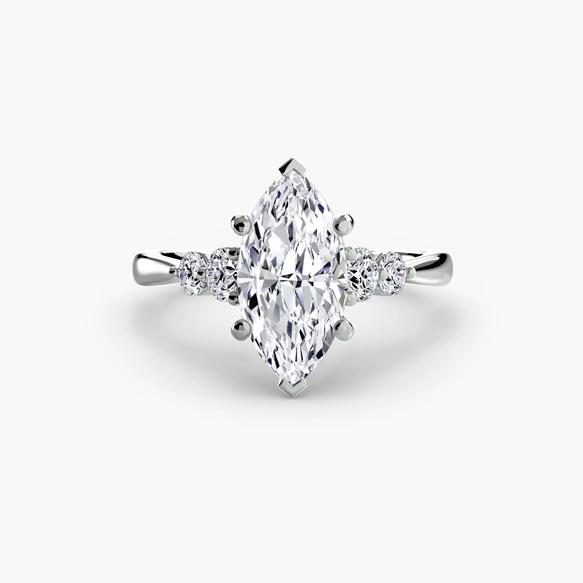 Solitaire with Shoulder Accents 2 - Image 69
