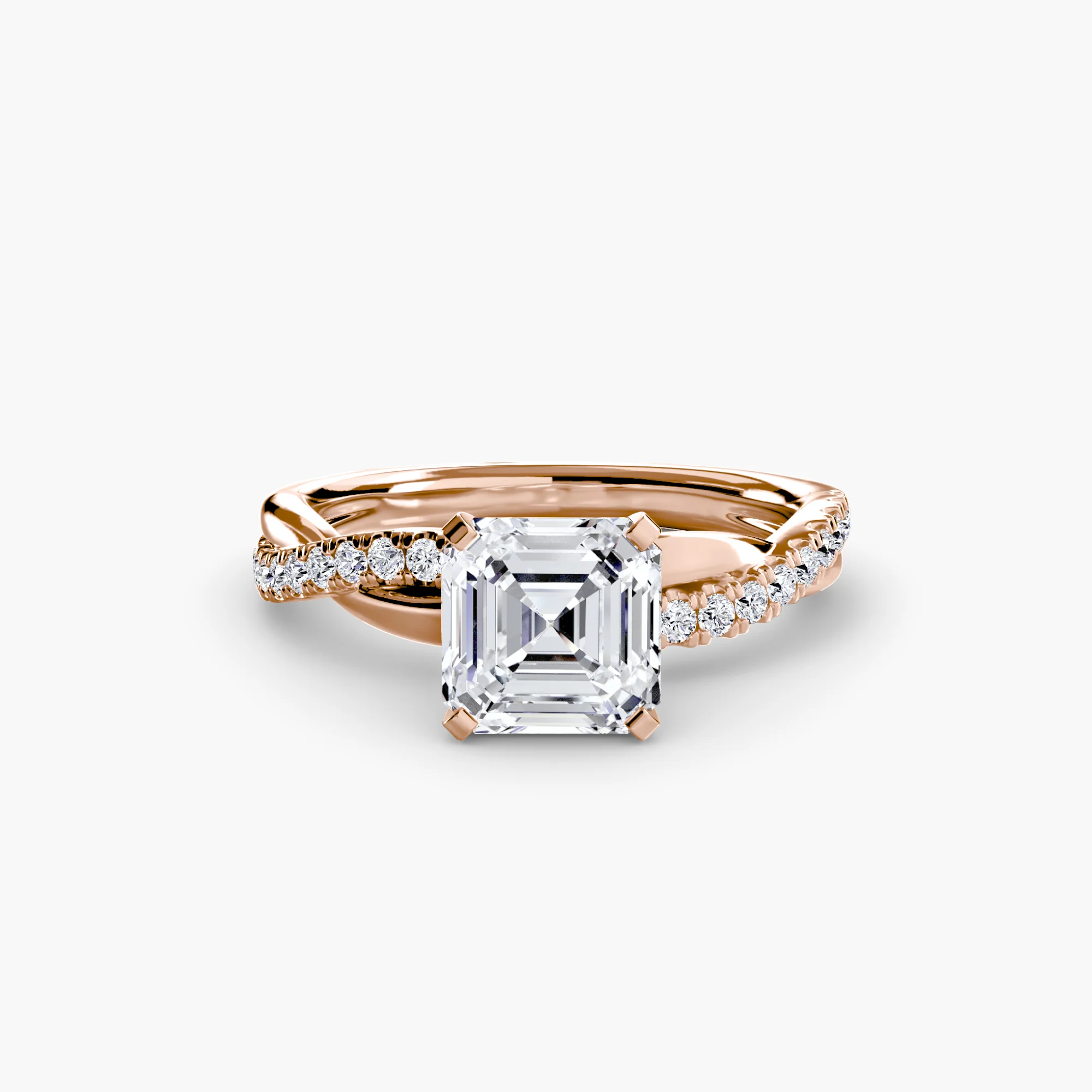 The Emerald Twist Pavé Ring - Image 54
