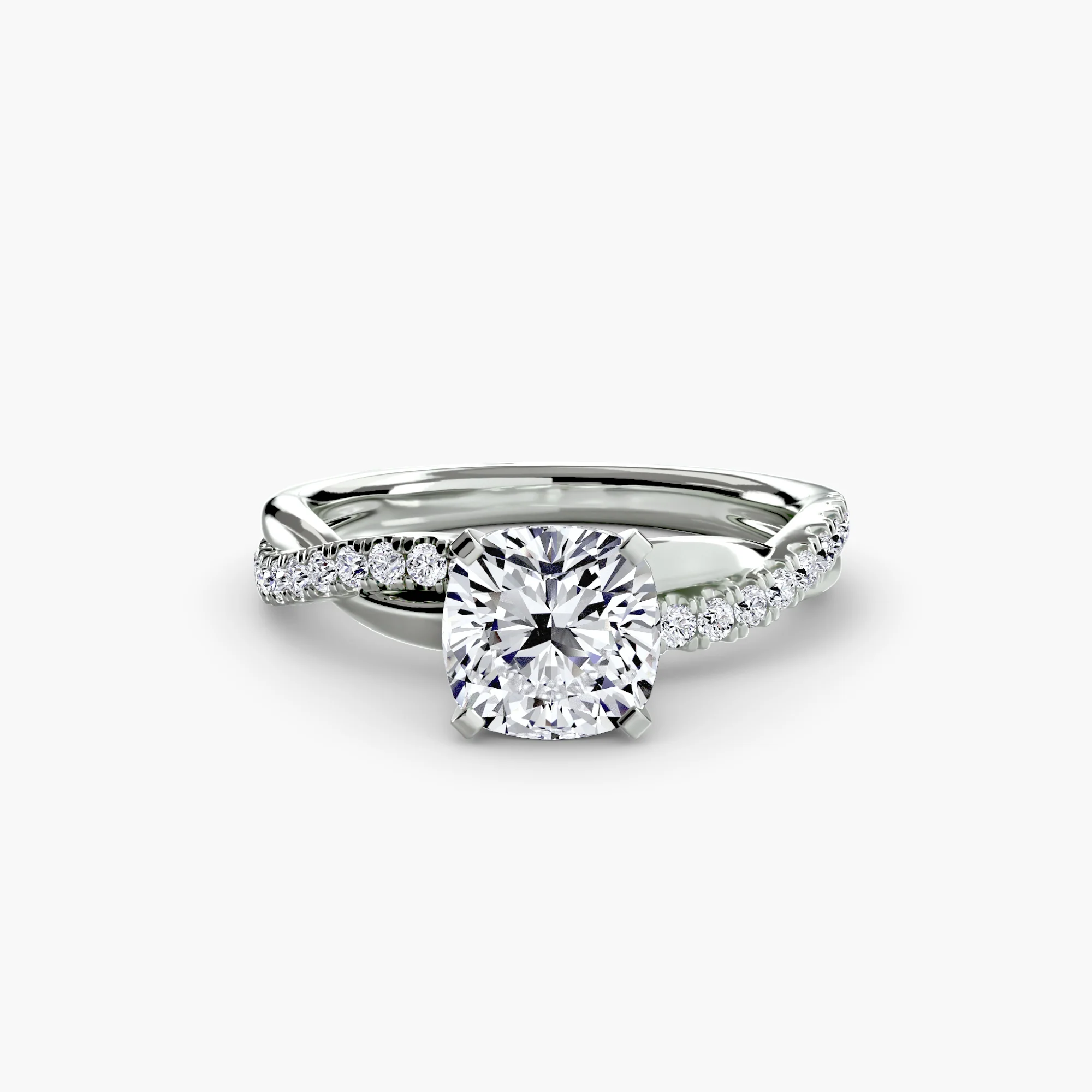 The Emerald Twist Pavé Ring - Image 57