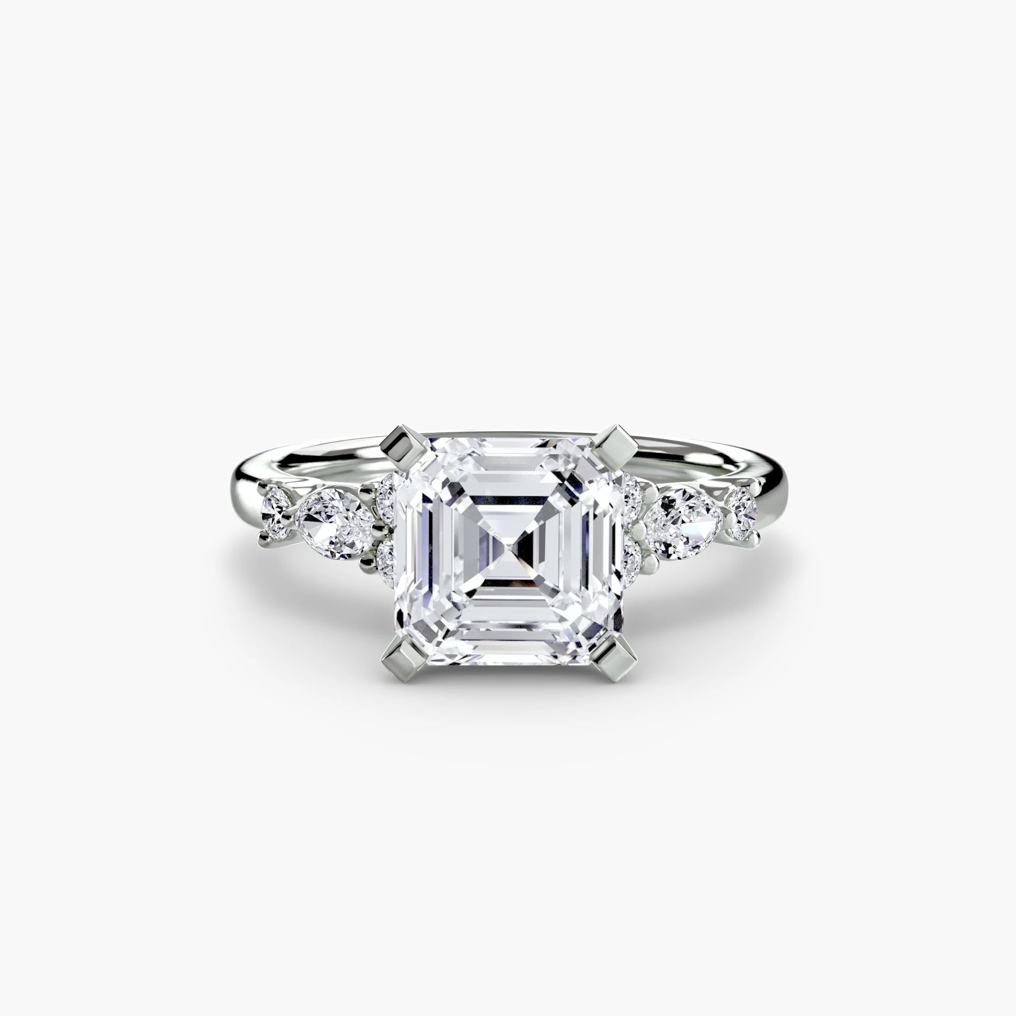 The Floral Accent Solitaire - Image 100