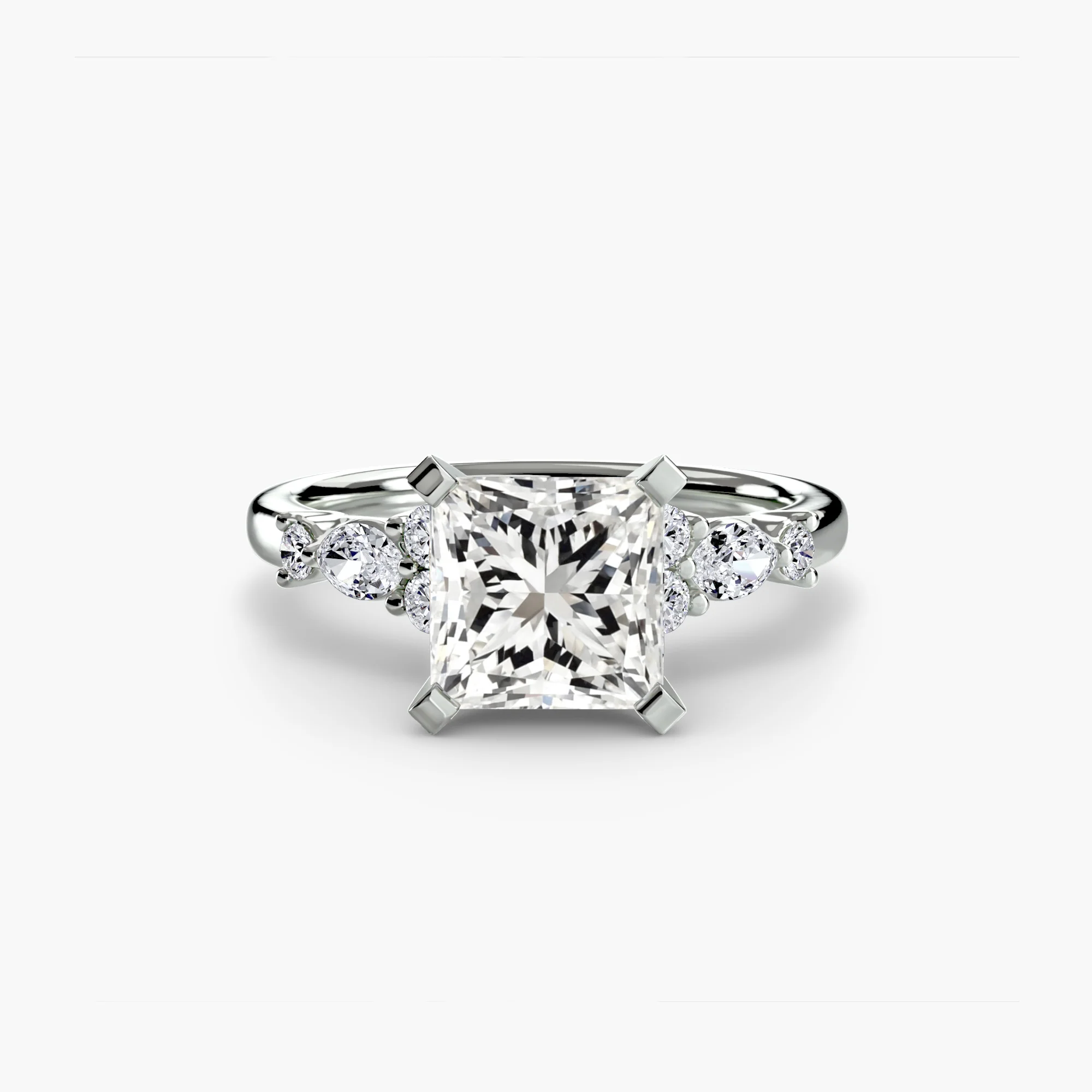 The Floral Accent Solitaire - Image 3
