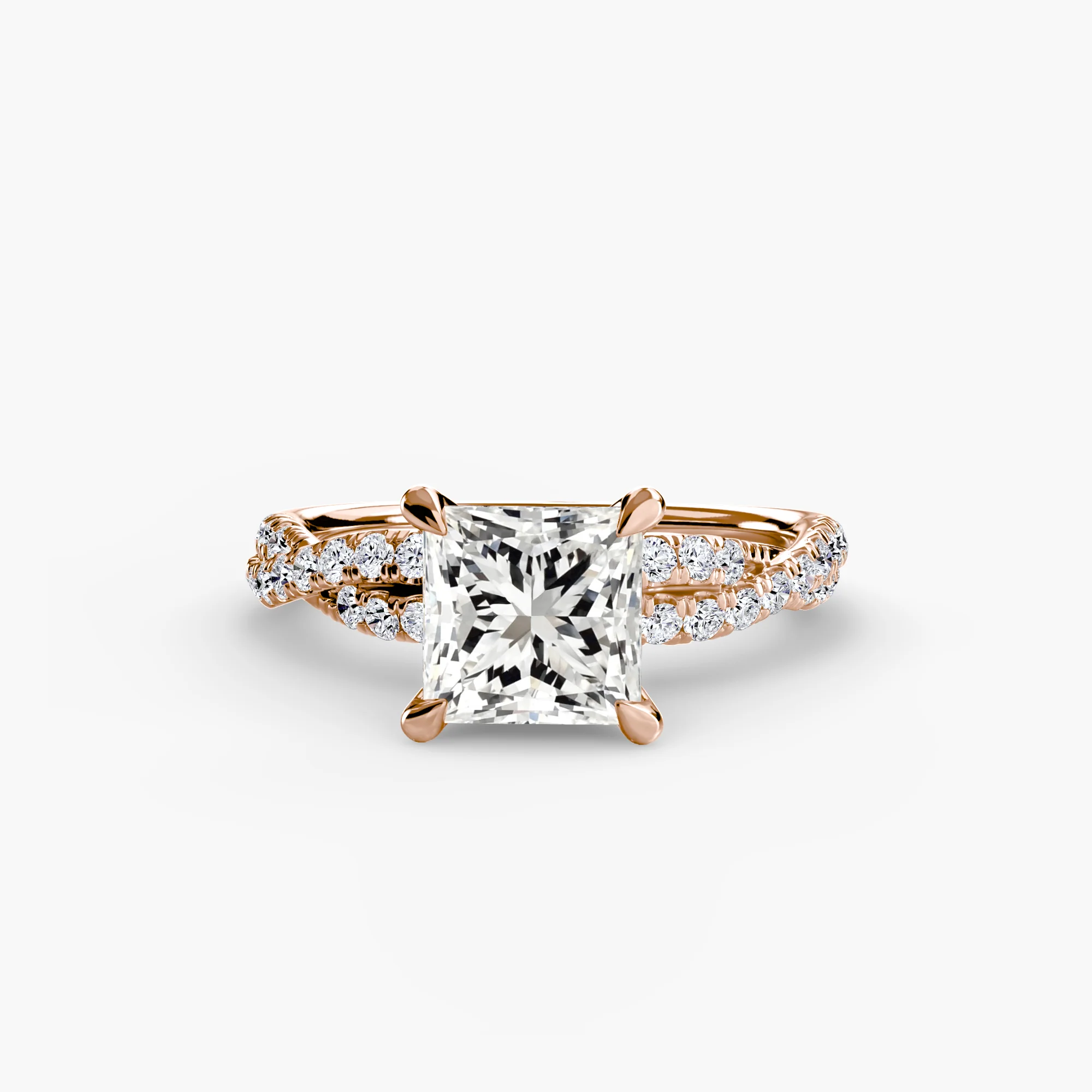 The Twisted Pavé Solitaire - Image 23
