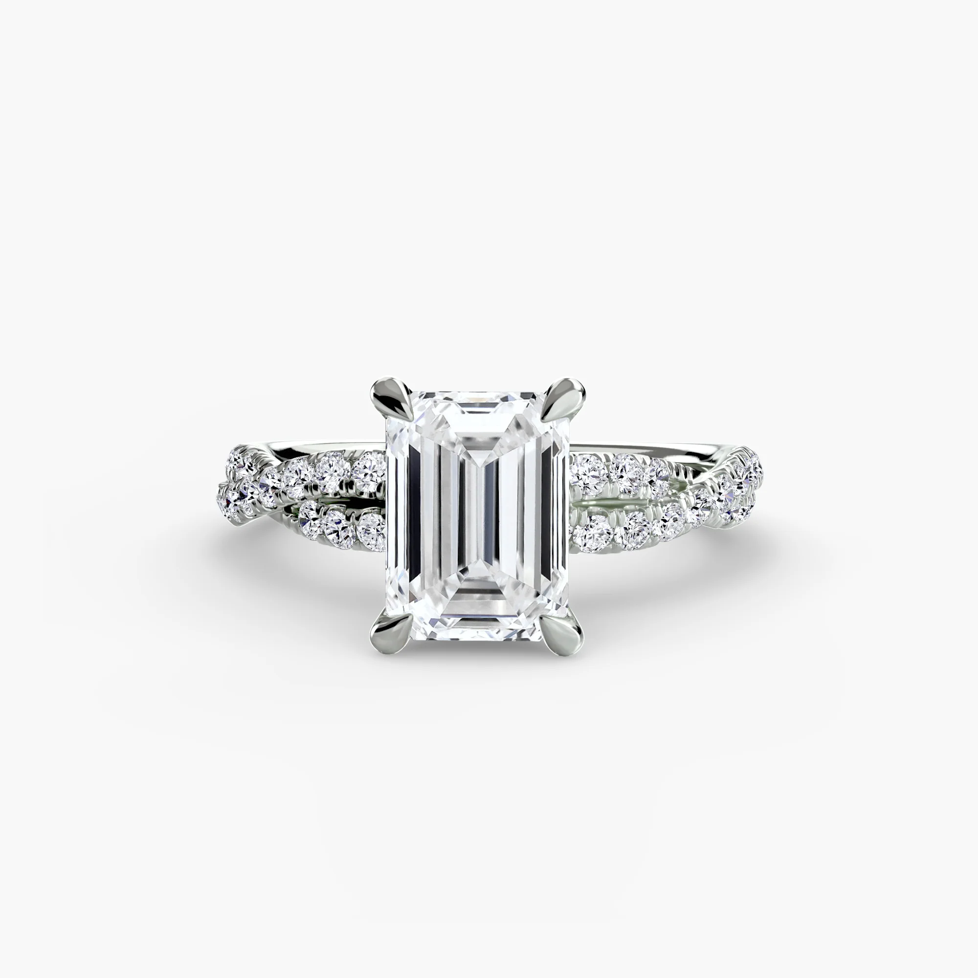 The Twisted Pavé Solitaire - Image 37