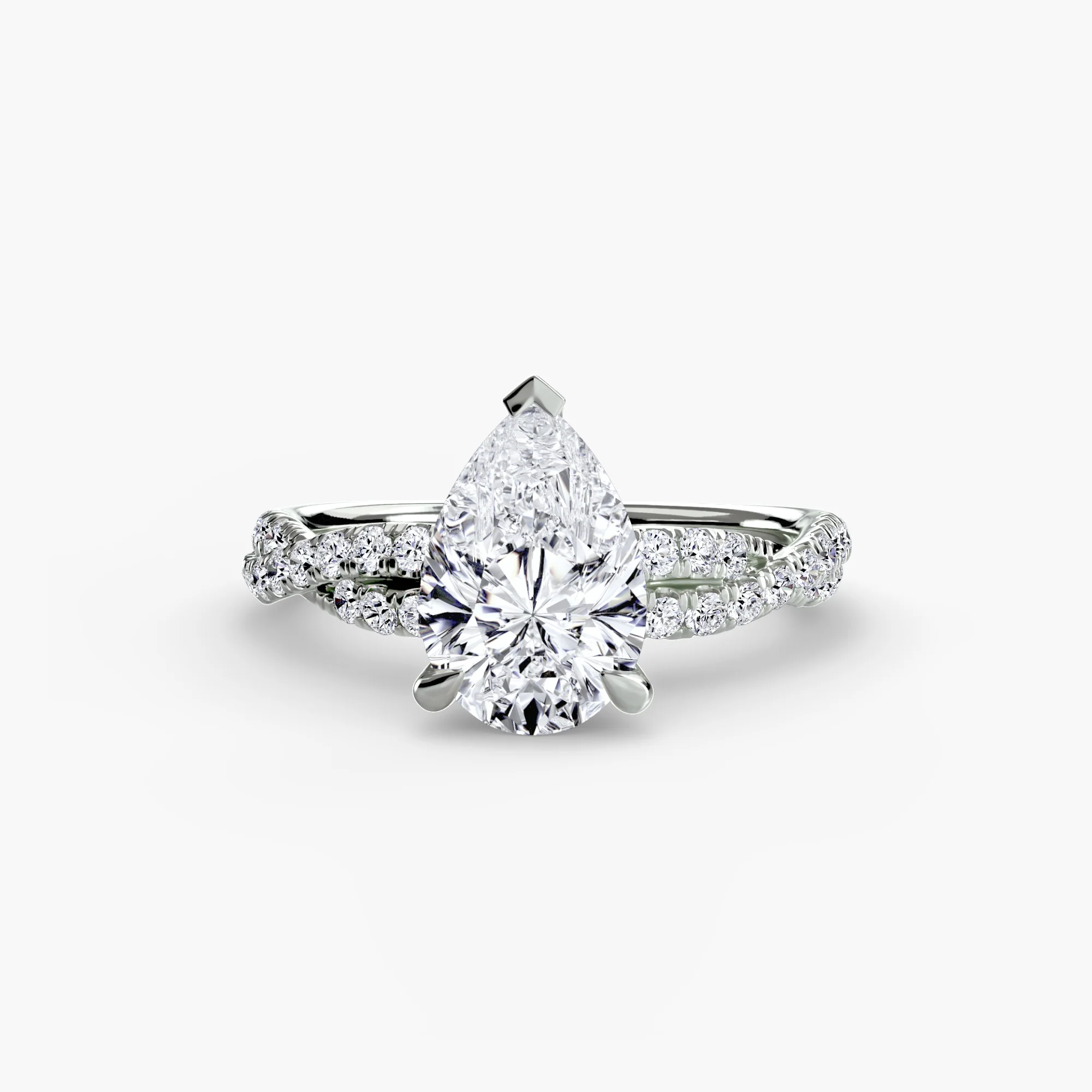 The Twisted Pavé Solitaire - Image 6