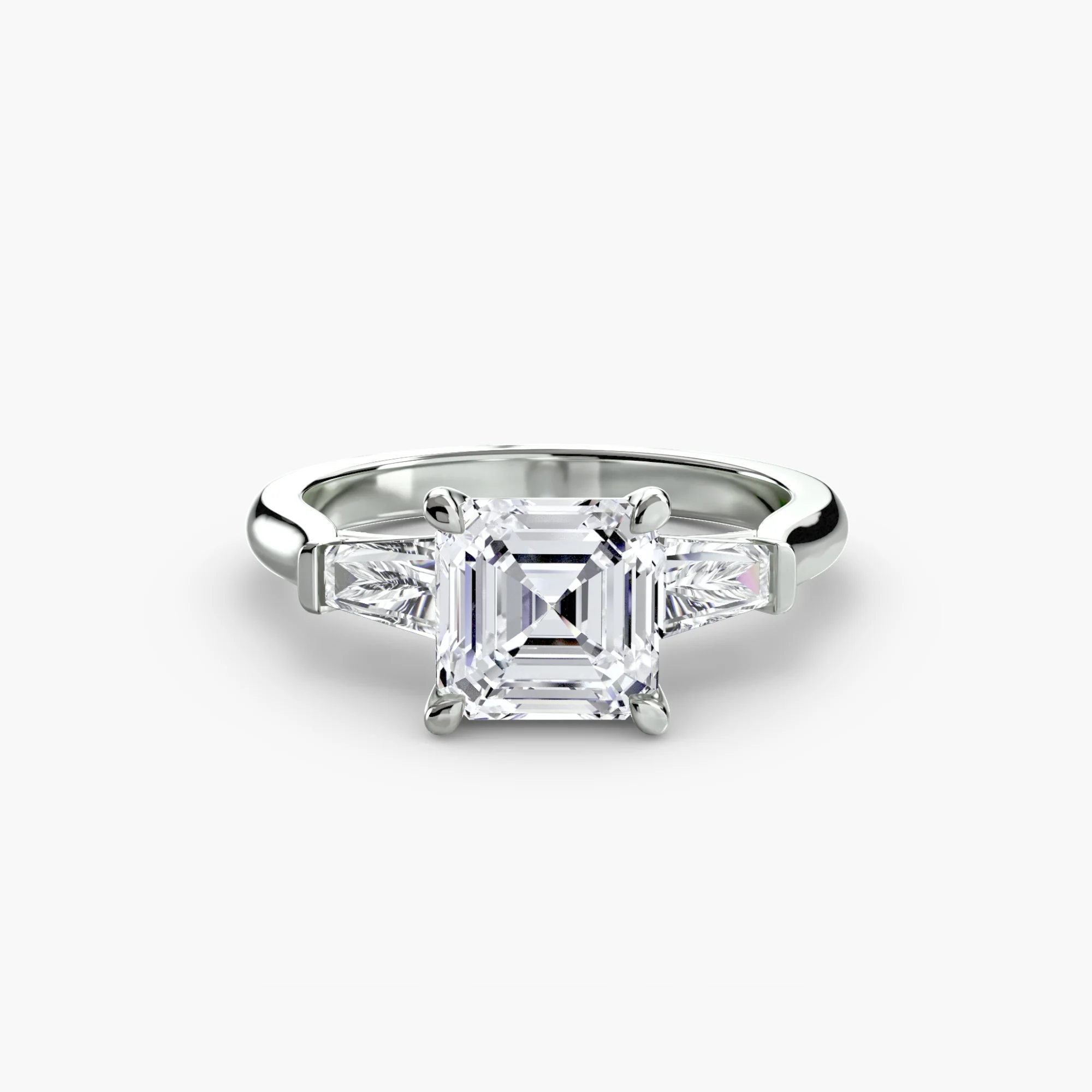 Three-Stone Ring (Baguette Side Stones) - Image 90
