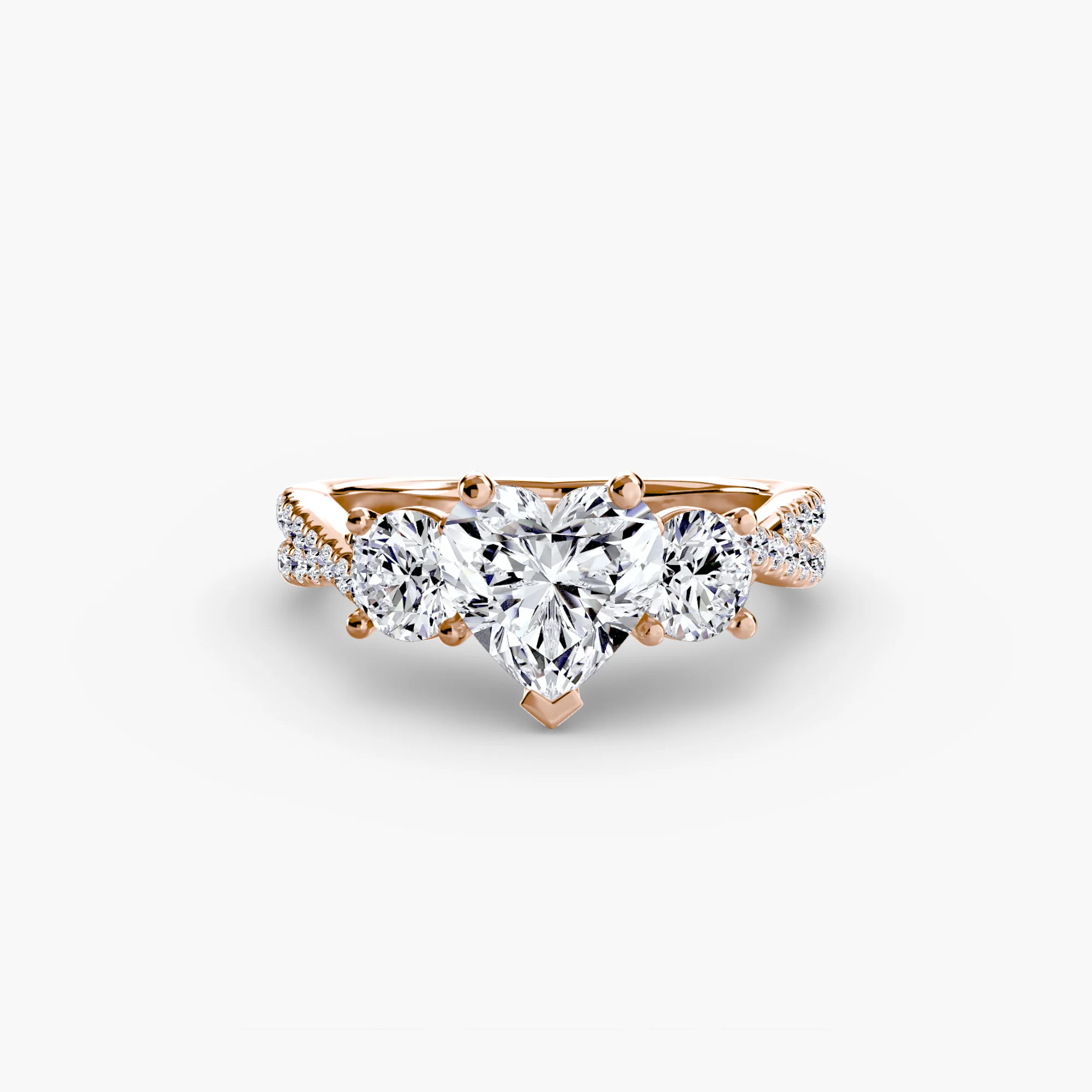 Three-Stone with Pavé Band 2 - Image 27