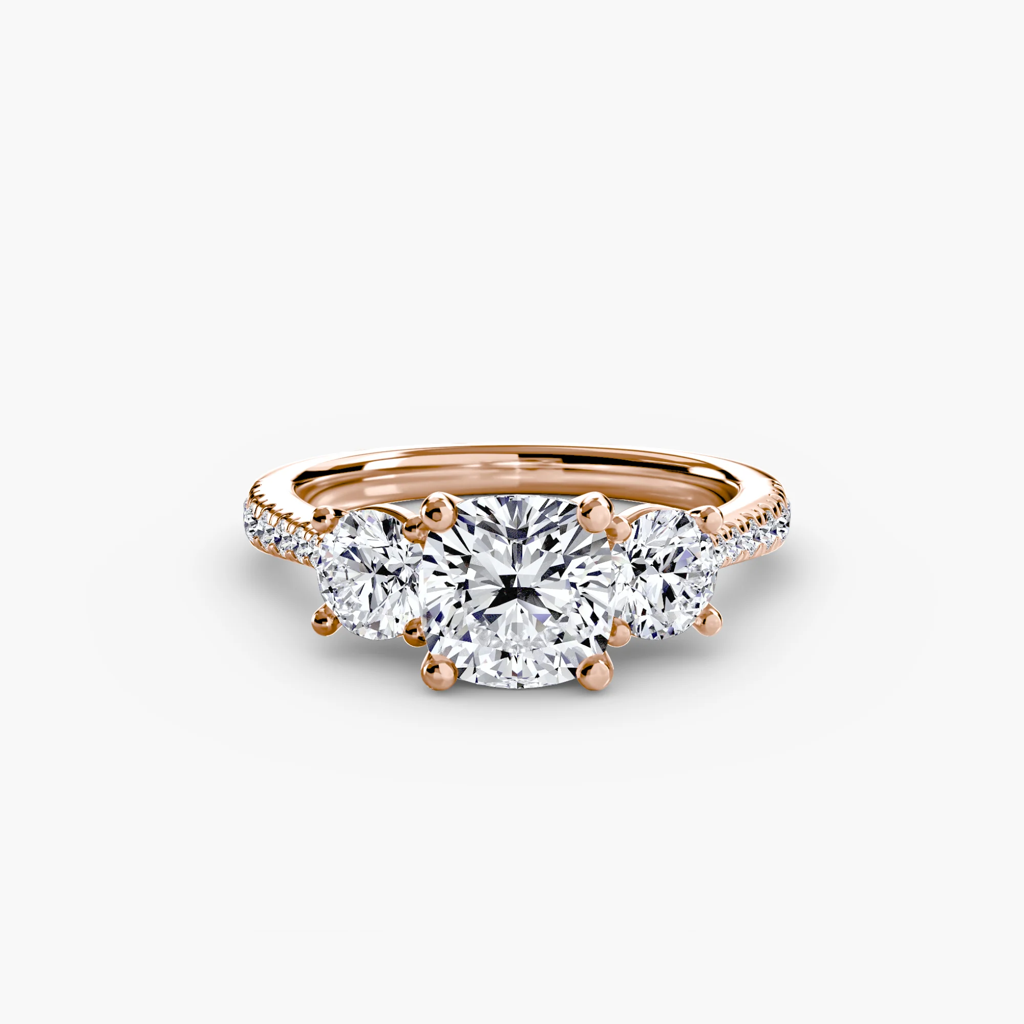 Three-Stone with Pavé Band - Image 24
