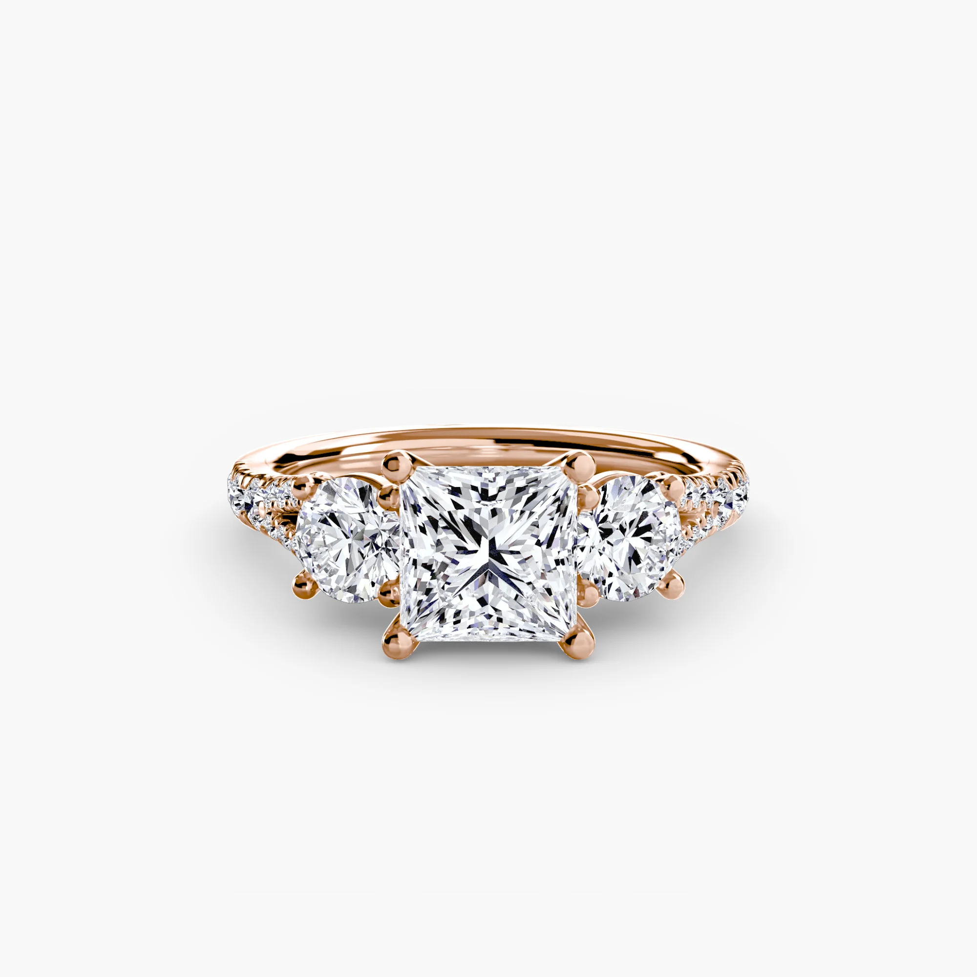 Three-Stone with Pavé Band 3 - Image 23