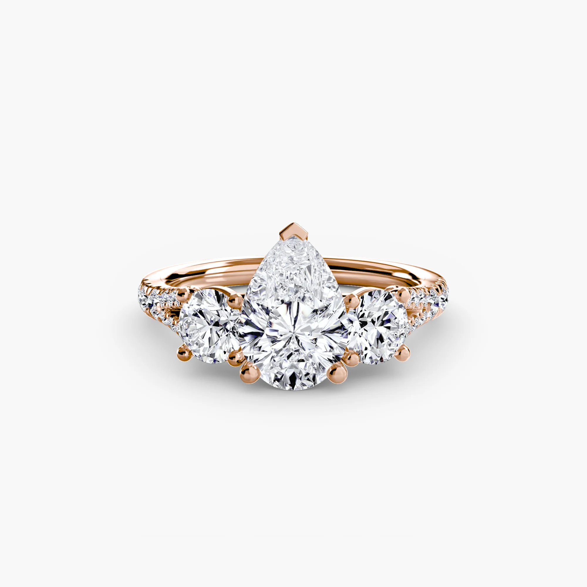 Three-Stone with Pavé Band 3 - Image 86
