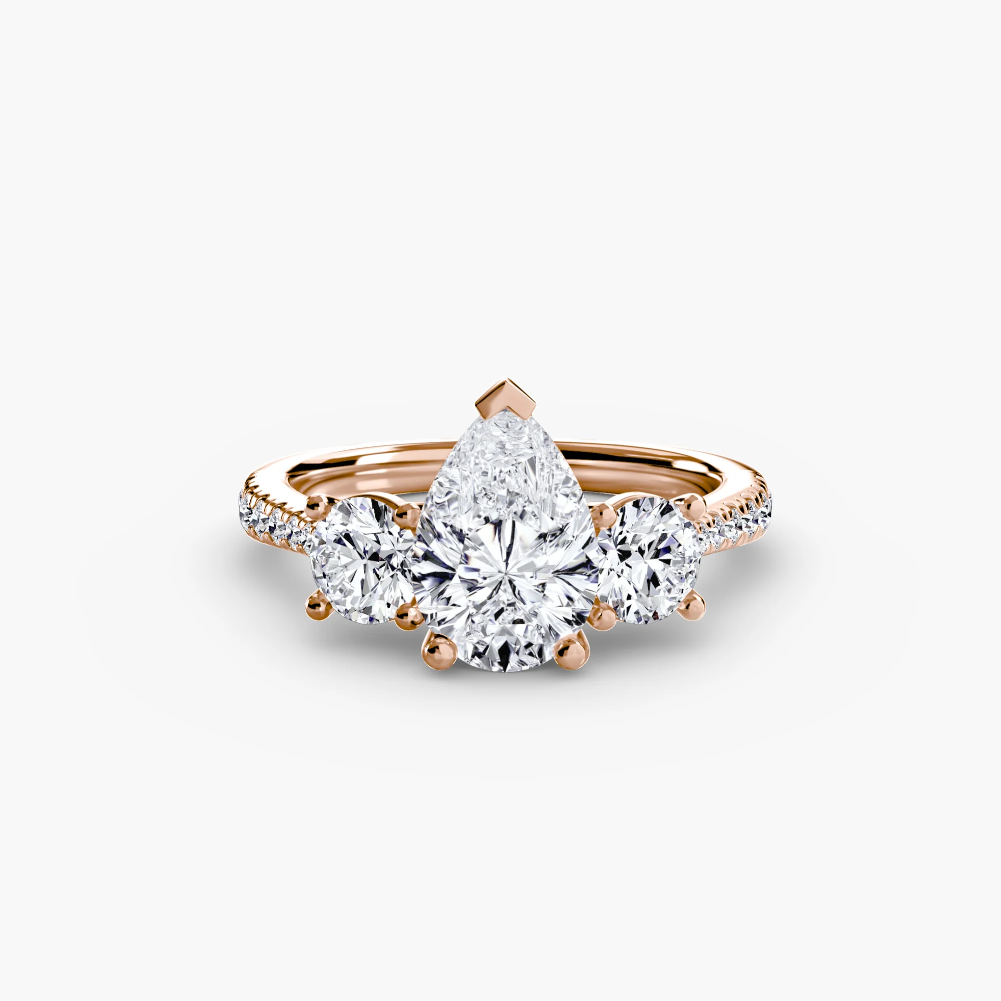 Three-Stone with Pavé Band - Image 56