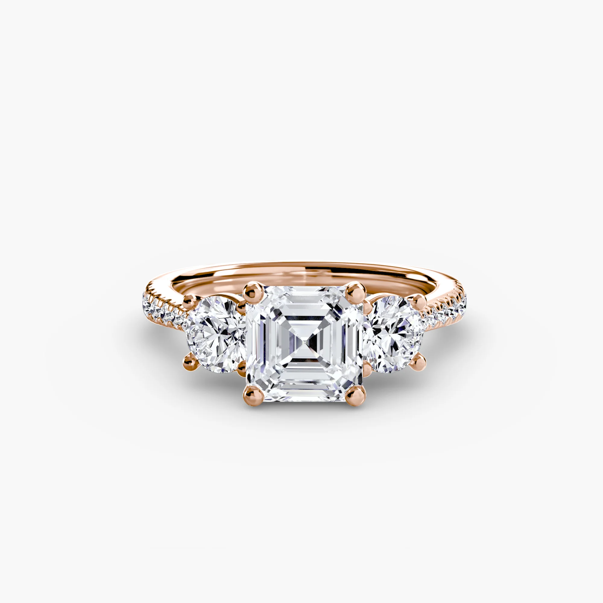 Three-Stone with Pavé Band - Image 60