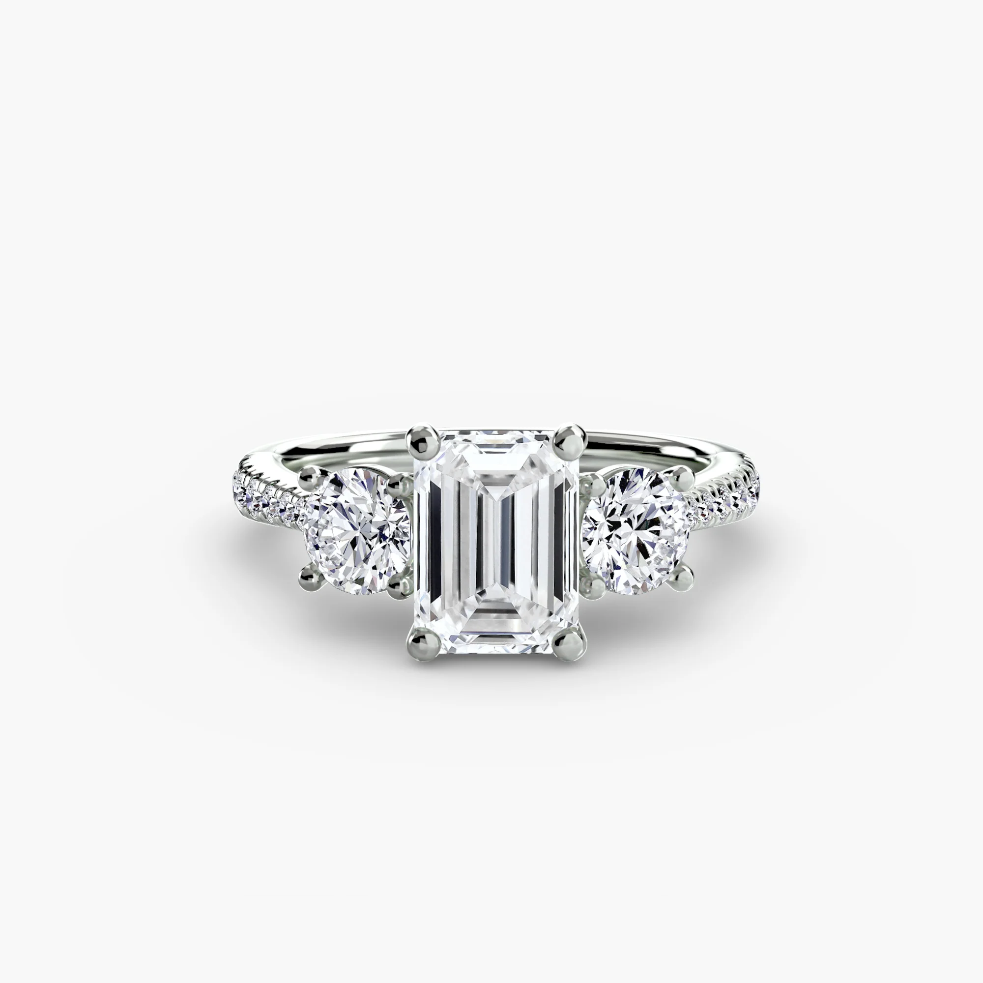 Three-Stone with Pavé Band - Image 97